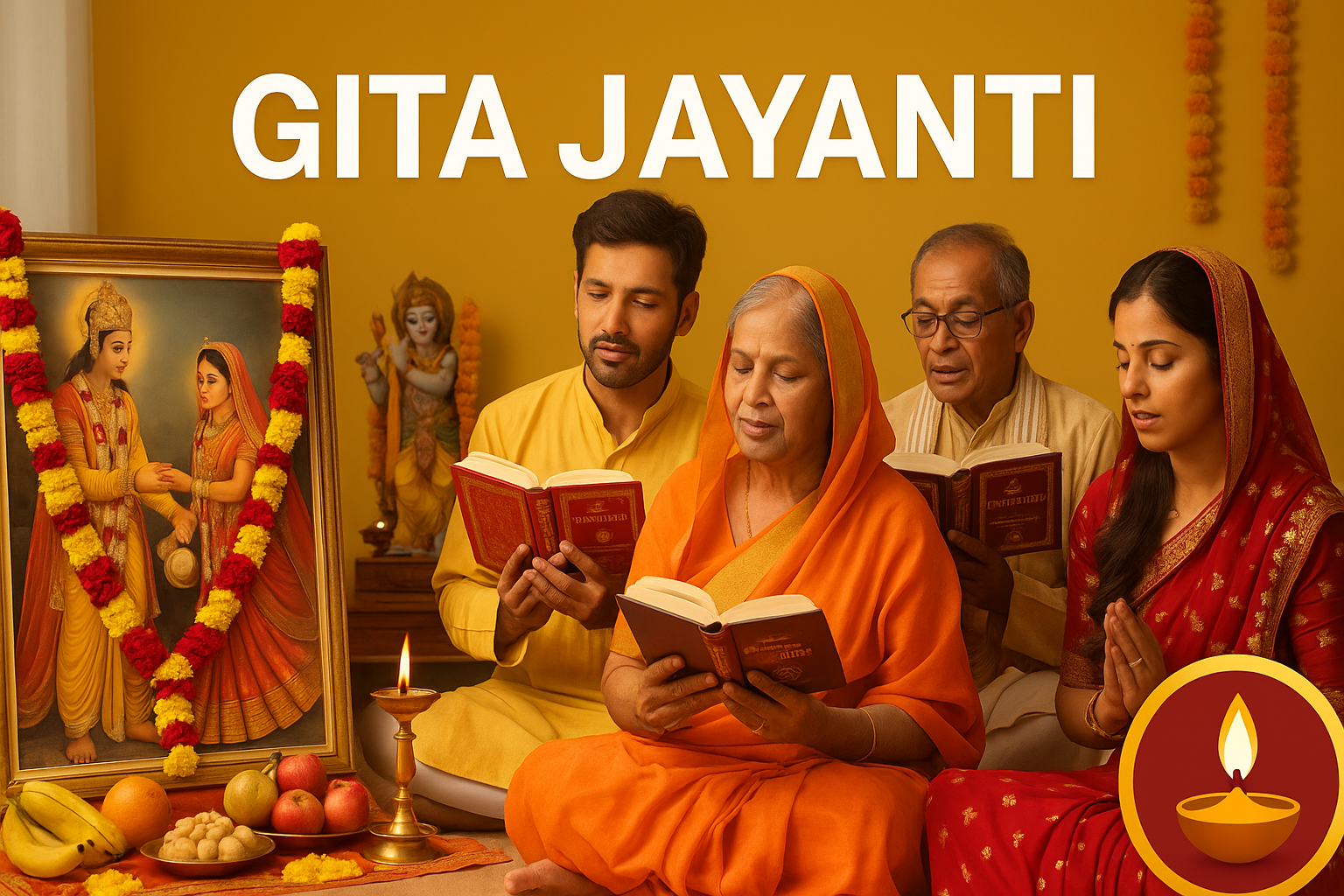 Gita Jayanti 2025 – Date, Significance, Vrat Rituals, and How to Celebrate the Divine Wisdom of the Bhagavad Gita