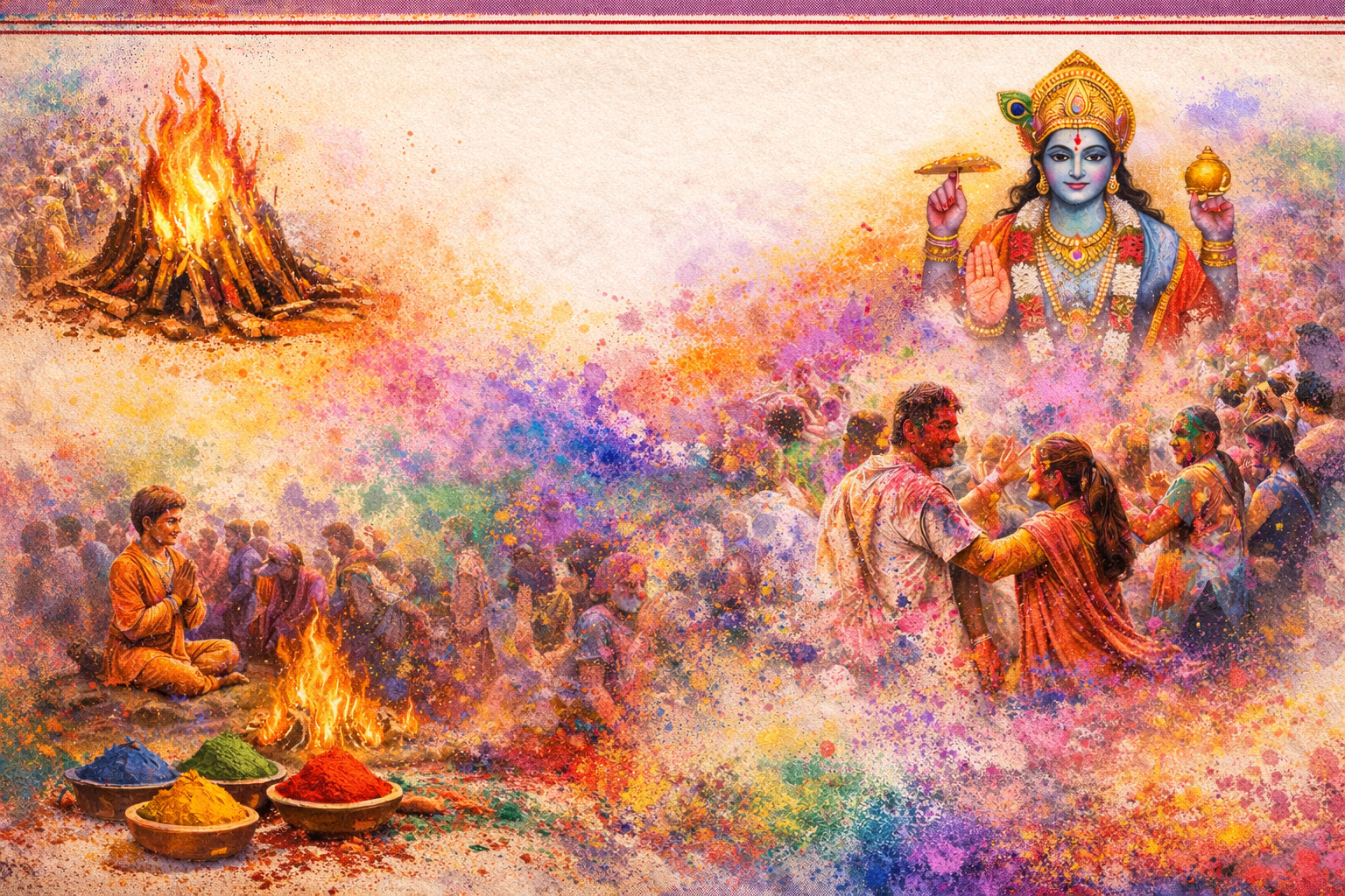 Holi 2026: Date, Puja Vidhi, Significance & Rituals of Festivals of colours