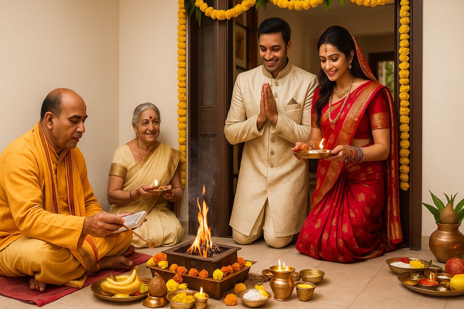 The Spiritual Power of Griha Pravesh Pooja Before Moving into a New House
