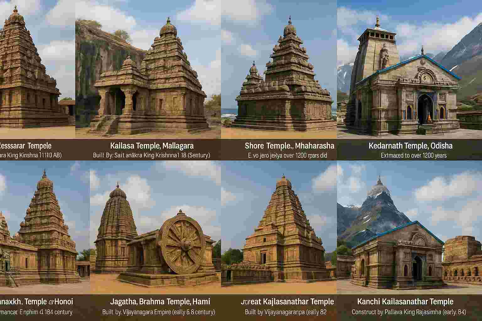 BookMyPooja Temples That Are More Than 1000 Years Old in India: Eternal Echoes of Devotion and Divinity