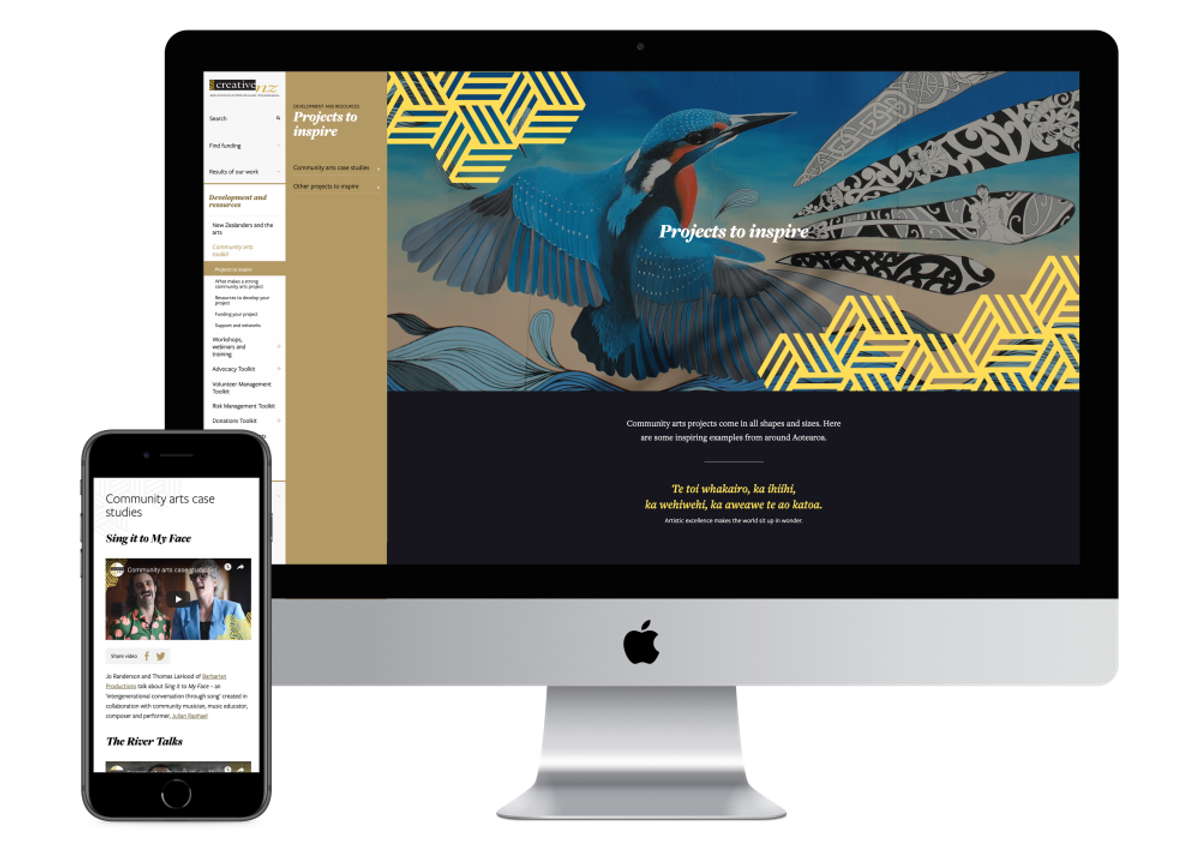 CreativeNZ - Mac screen