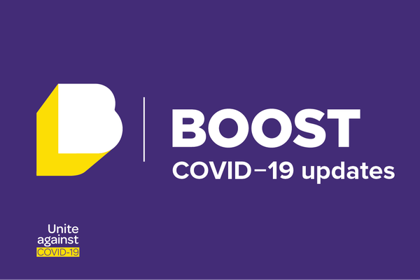 Boost COVID-19 updates and resources
