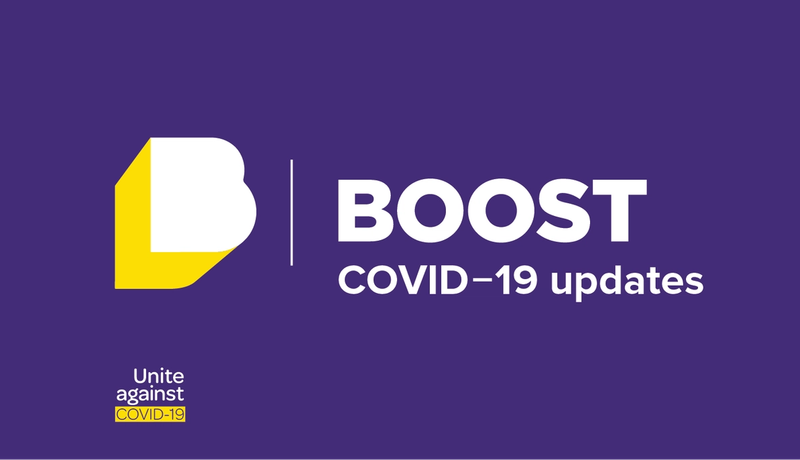 Boost COVID-19 updates and resources