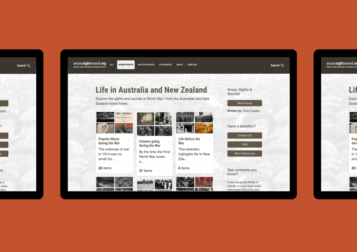 Anzac - screens