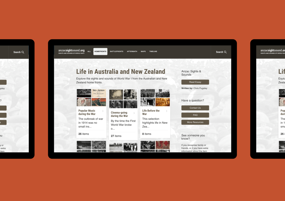 Anzac - screens