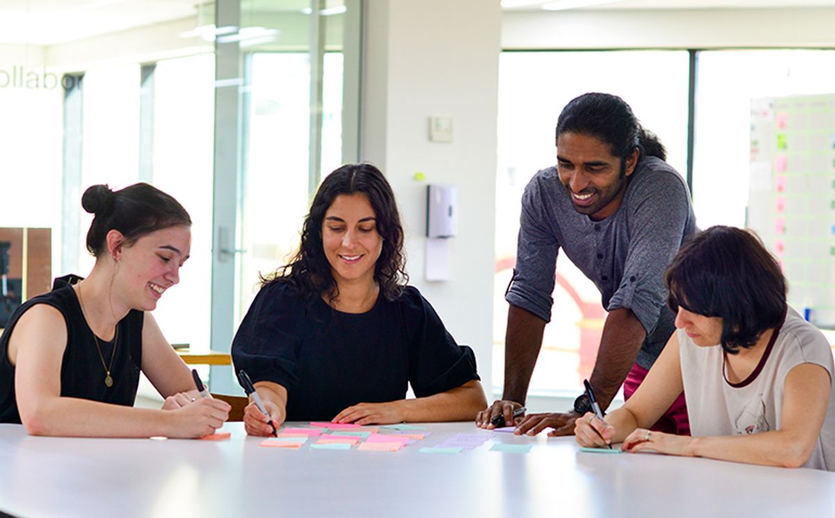 An Agile project kick-off activity at Boost.