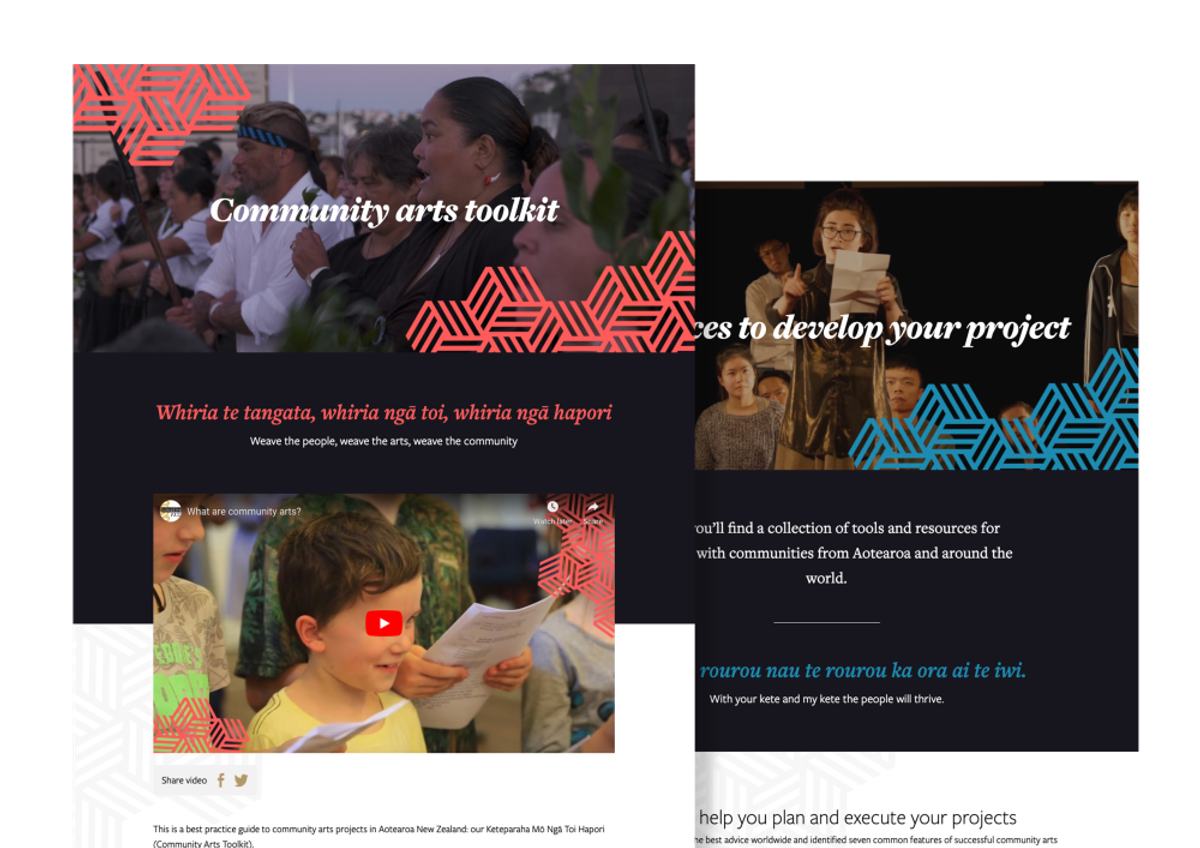 CreativeNZ - screens