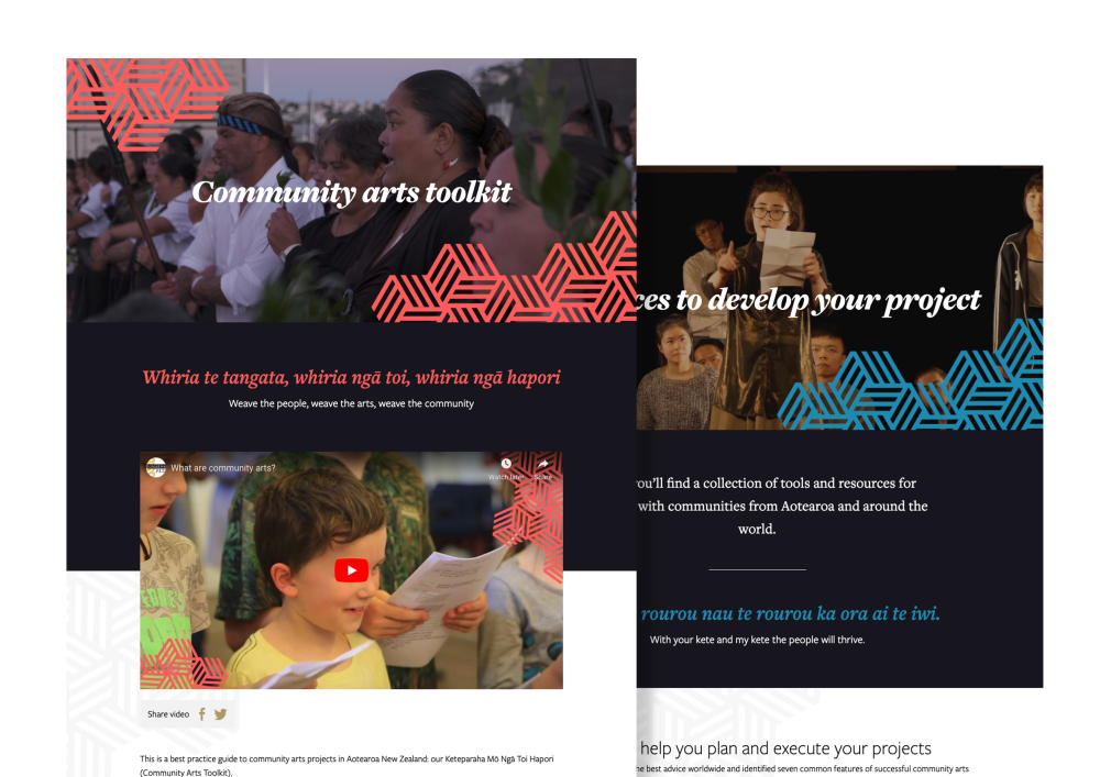 CreativeNZ - screens