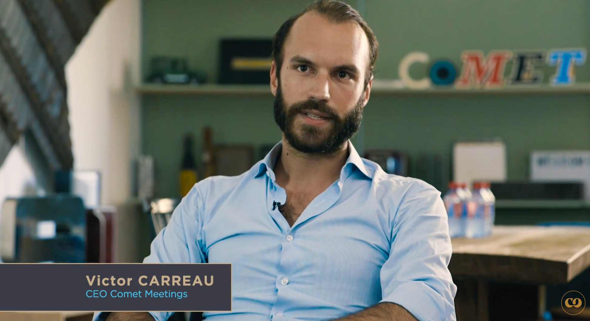 Victor Carreau, CEO et cofondateur de Comet