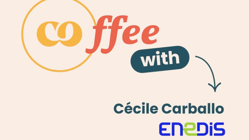Cécile Carballo, chargée de communication chez Enedis, en interview sur l'événement organisé au Comet Cœur Défense