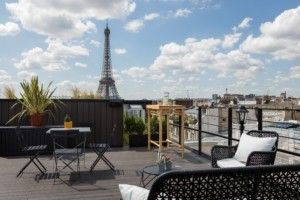 Rooftop company party Paris