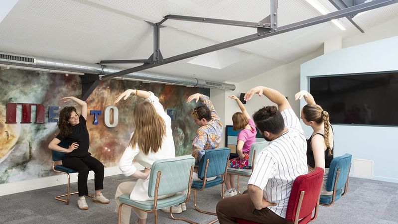 De diensten van Comet Meetings: de wellness-sessies