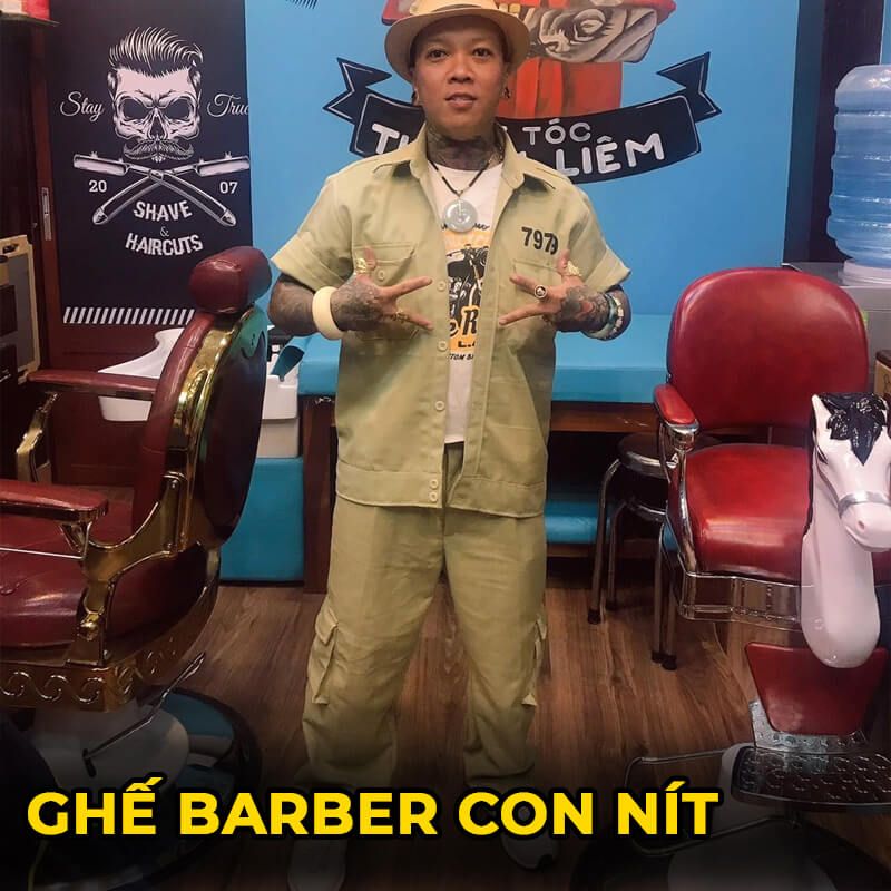 ghế barber con nít - barber house