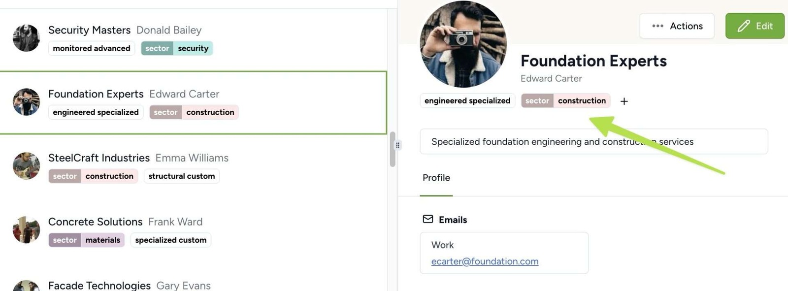 New group based tags are a powerful feature.