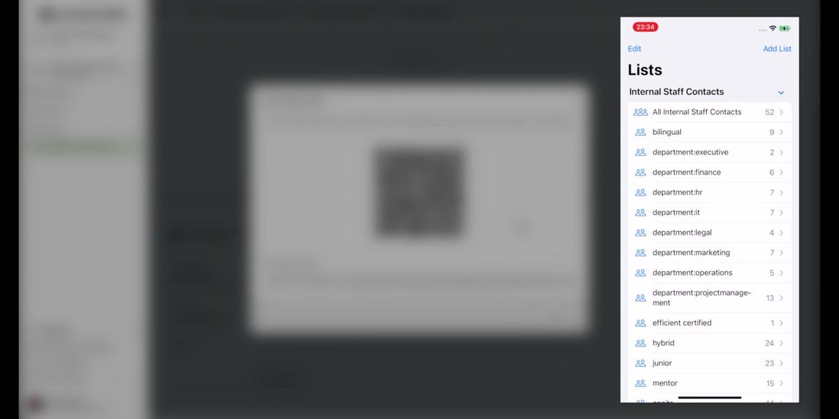 iPhone Settings screen showing a downloaded provisioning profile ready to install