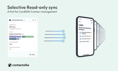 Selective Read-only sync – A first for CardDAV Contact management
