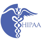 HIPAA healthcare data protection symbol