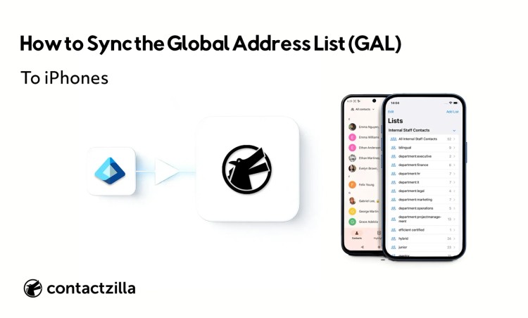 How to Sync Global Address List (GAL) to iPhones
