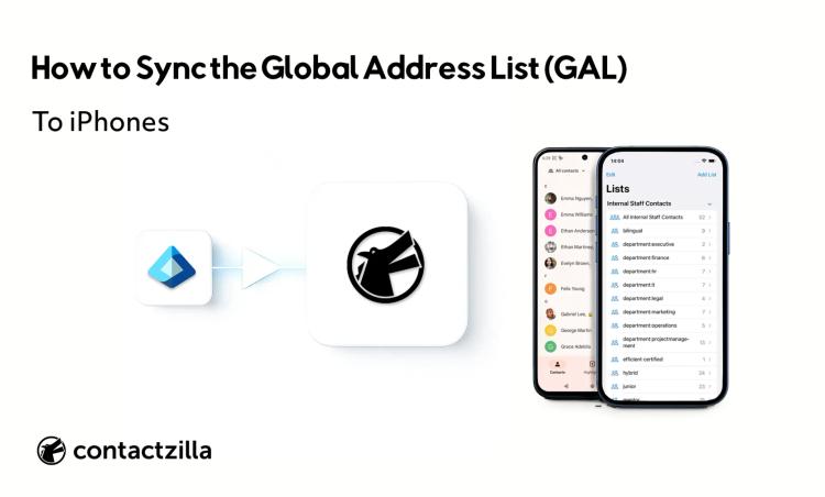 How to Sync Global Address List (GAL) to iPhones