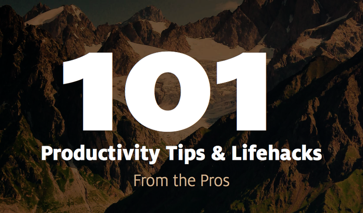 The Contactzilla eBook: 101 Productivity Tips & Lifehacks From the Pros