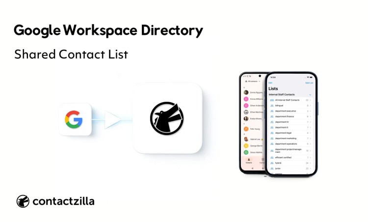 Set Up a Google Workspace Shared Contact List for Work Phones
