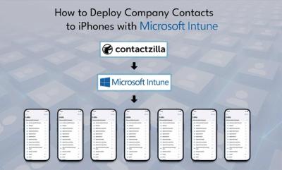 Finally: How to Sync Company Contacts to iPhones with Intune (No PowerShell, No Scripts)