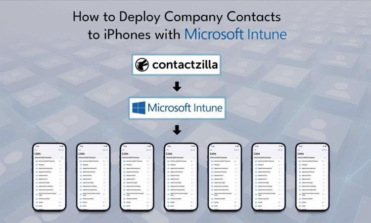 Finally: How to Sync Company Contacts to iPhones with Intune (No PowerShell, No Scripts)