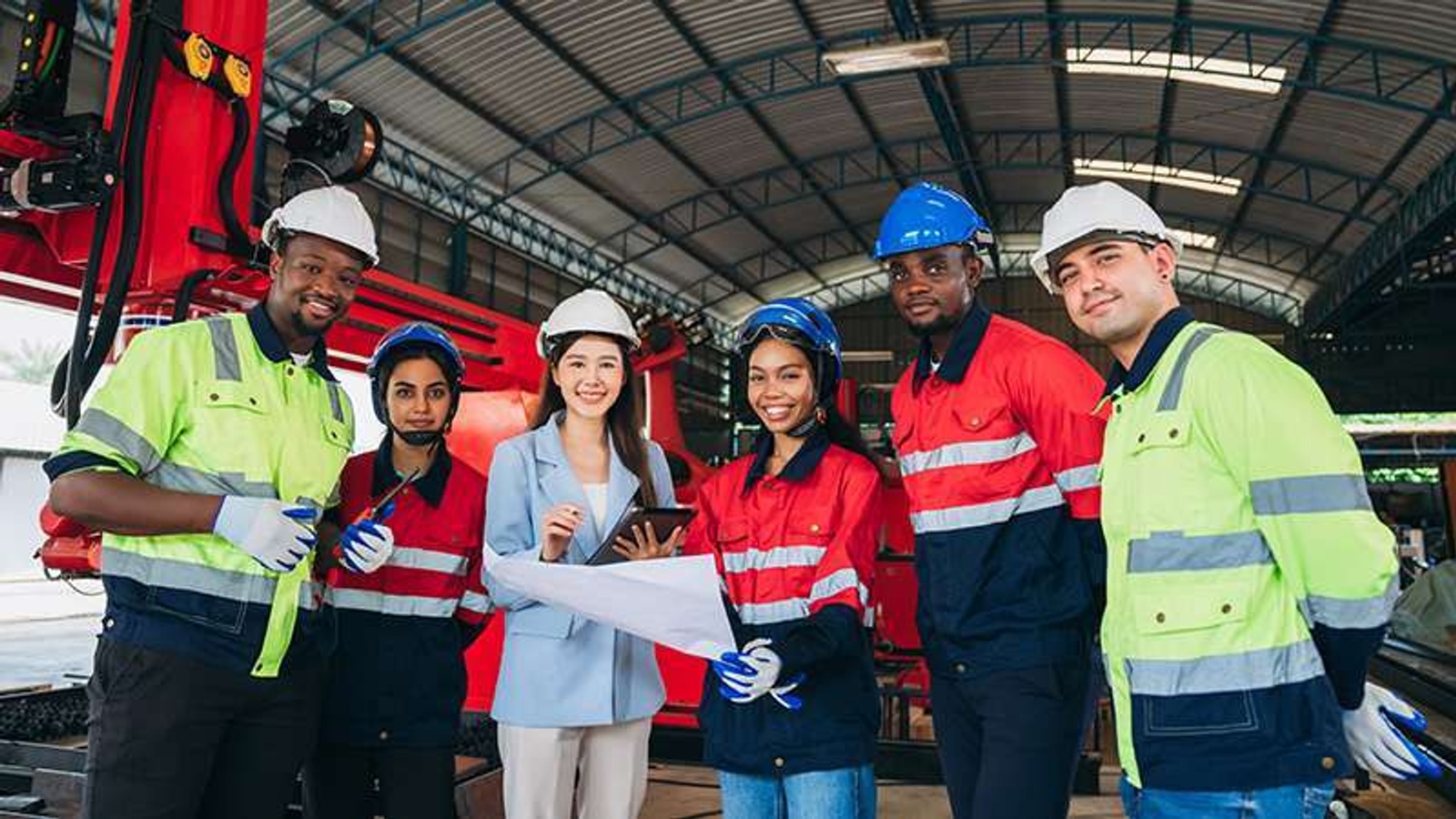 Field service team out on a job.