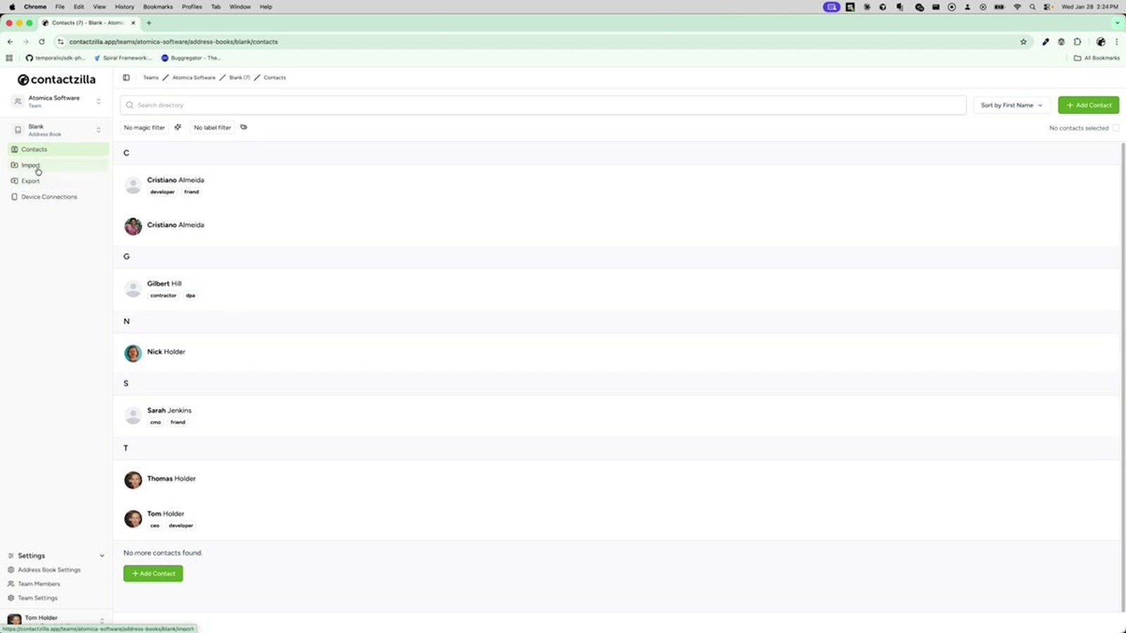 Import mode selection screen showing Replace option selected for Microsoft Entra source of truth sync