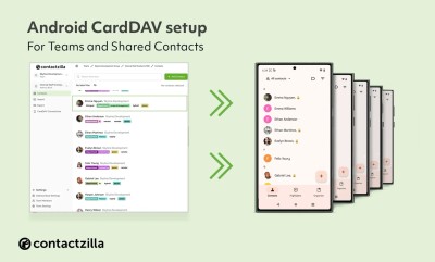Android CardDAV Setup for Teams and Shared Contacts