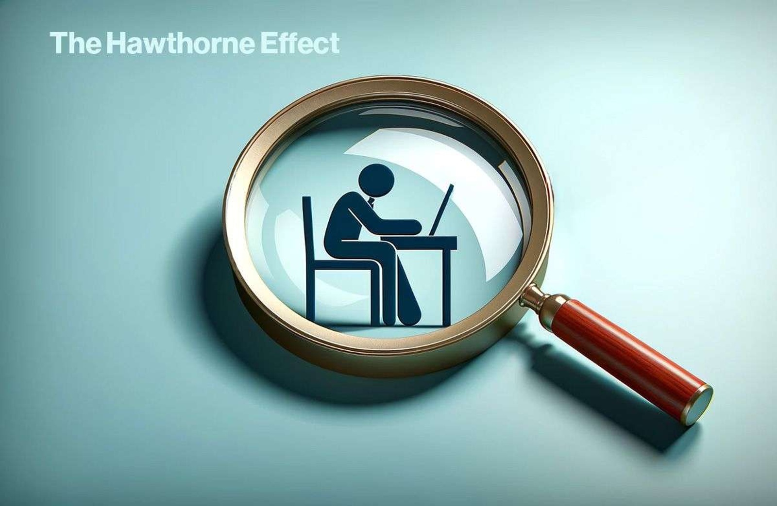 Graphic of a worker under a microscope