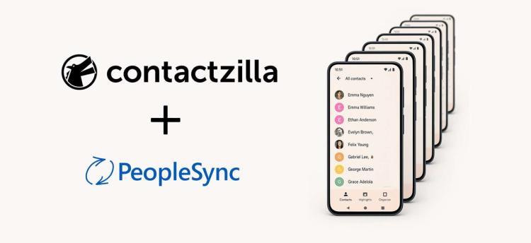 How to setup PeopleSync App to sync Contactzilla using CardDAV on Android