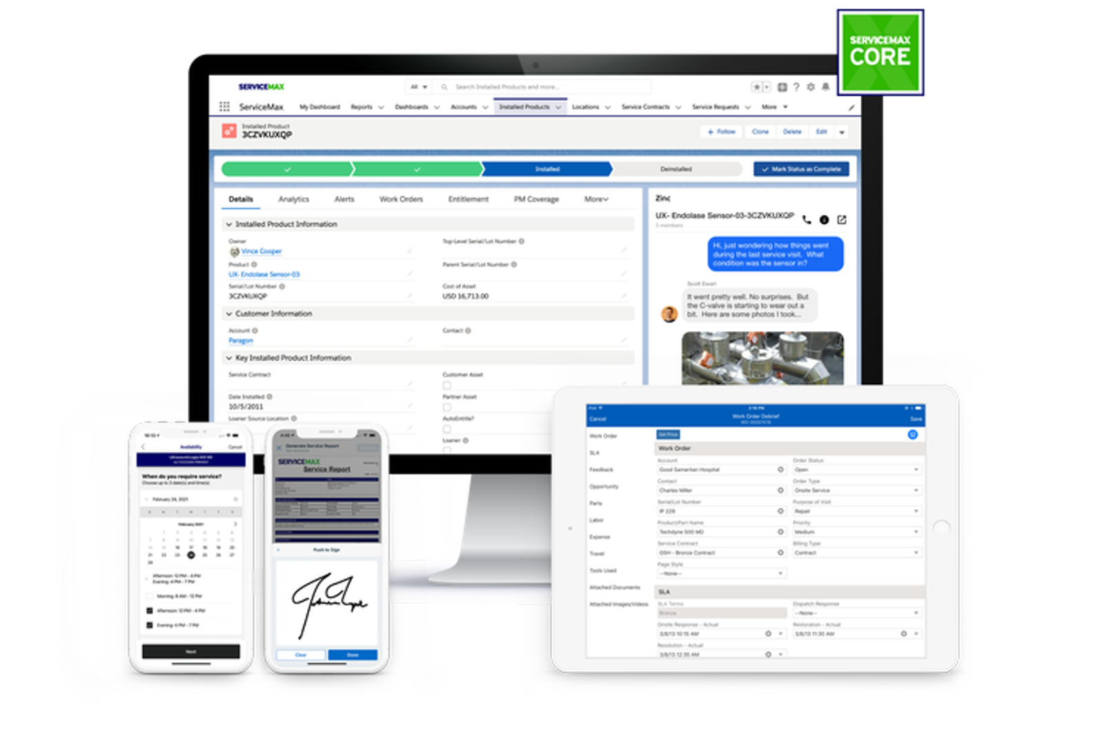 TrackoField's intuitive dashboard displaying real-time field technician locations and job statuses