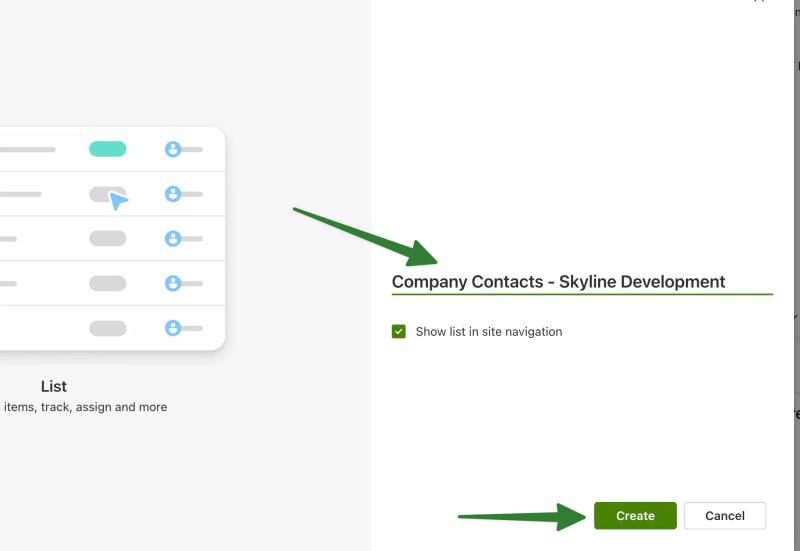 SharePoint add column dialog displaying Email Address as column name with Single line of text type selected