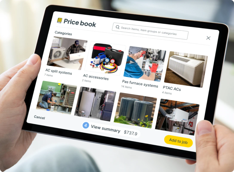 Diagram illustrating key steps in preparing for field service management software: Conduct needs analysis, evaluate process flexibility, assess integration capabilities, and consider mobile functionality. Each step includes 2-3 key considerations.