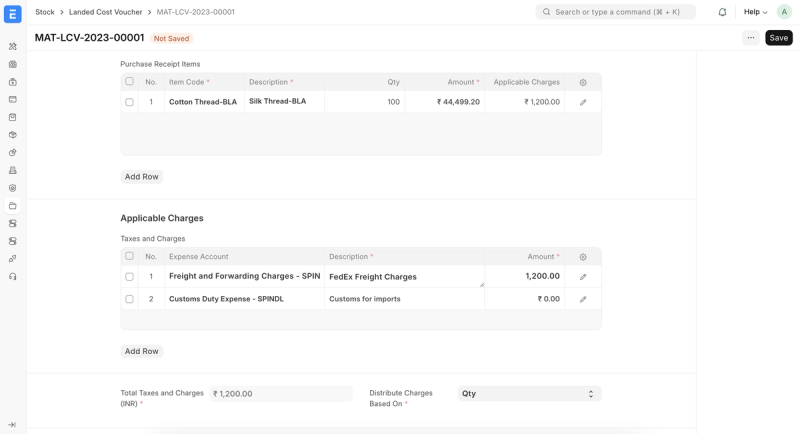 Screenshot of ERPNext showing fleet management dashboard