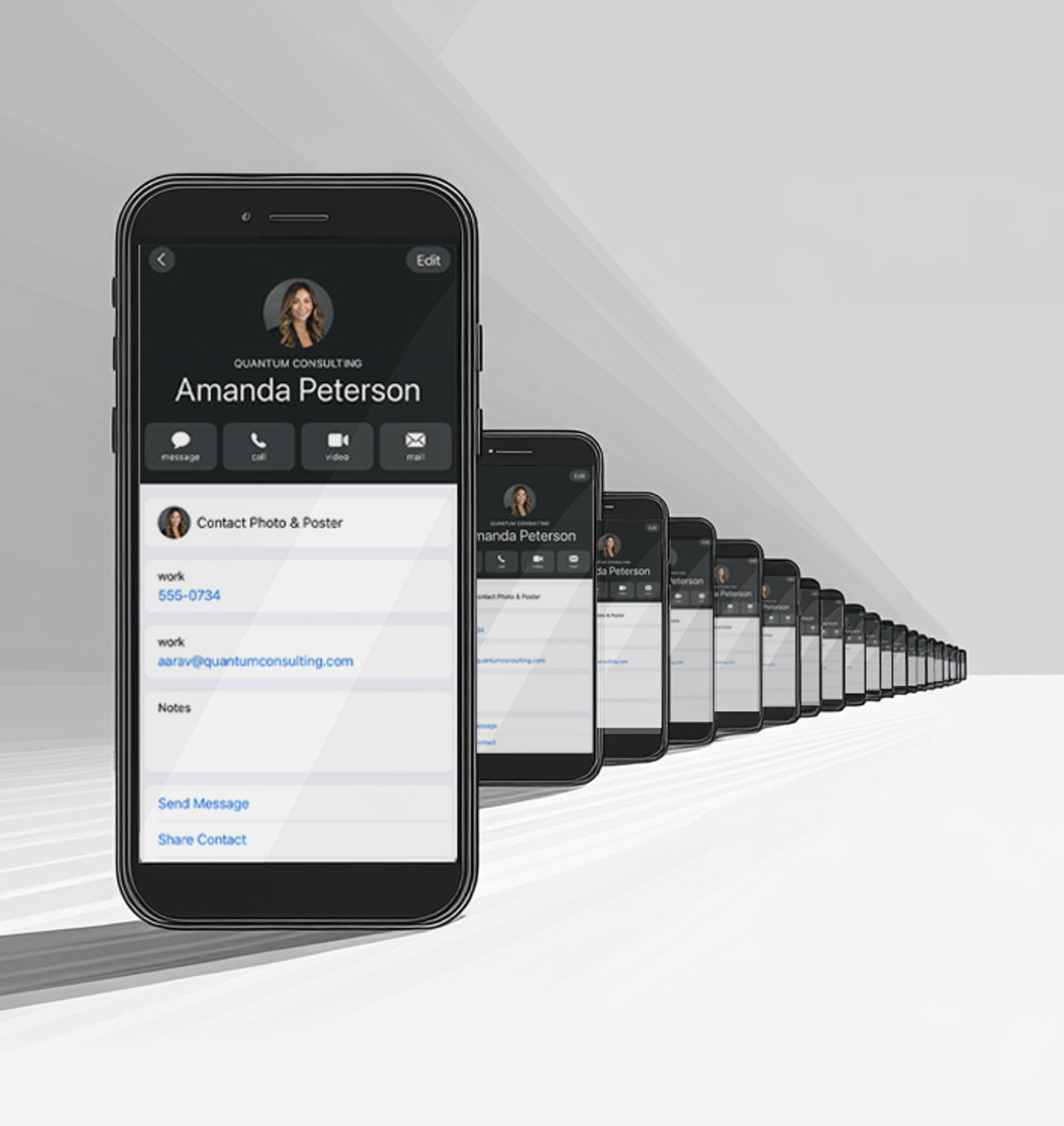 Deploy contact lists to a group of devices with ease
