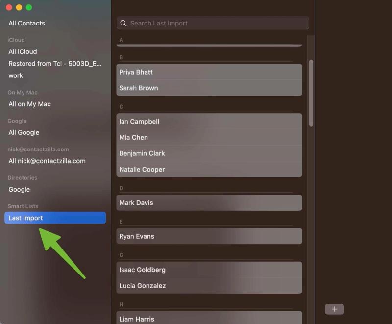 Export Contacts dialogue box where we can select to export to vCard.