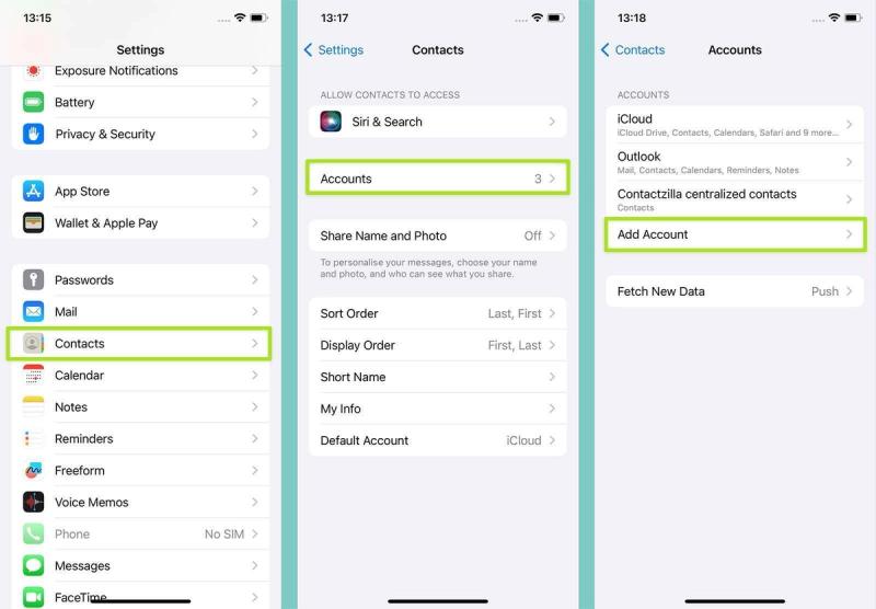 Screenshot showing the option to export contacts after selecting all on the iCloud website.