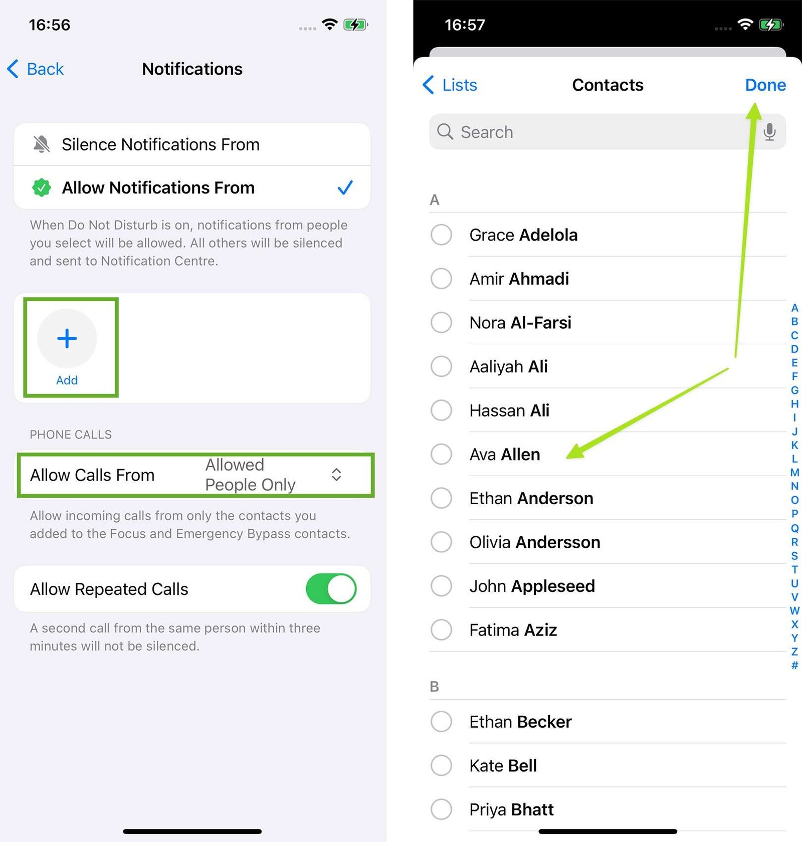 Create Custom Allowed Calls List.