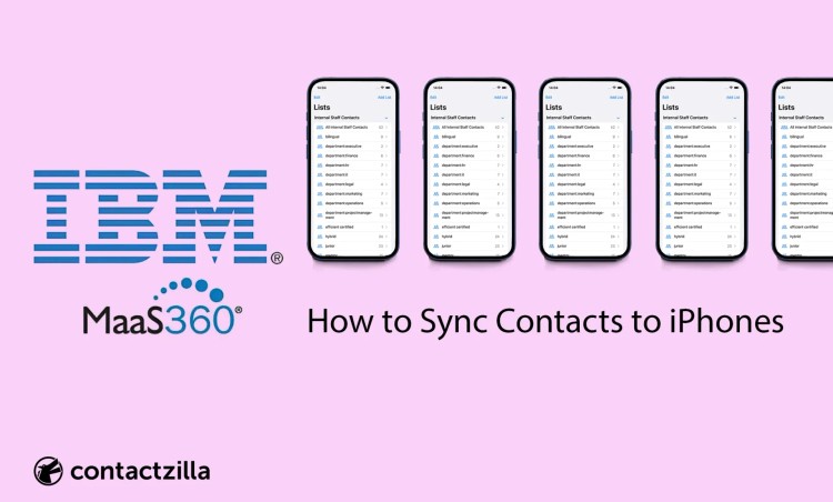 IBM MaaS360: How to Sync Contacts to iPhones | Complete Guide