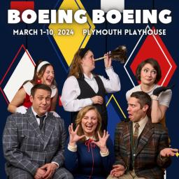 poster for Boeing, Boeing! by 4 Community Theatre