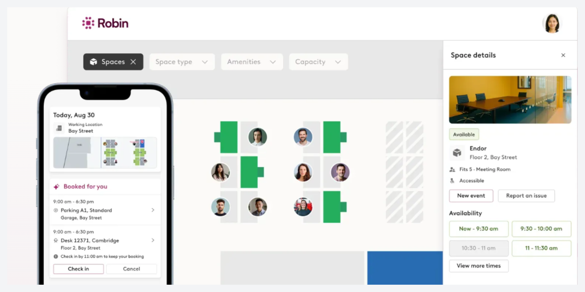 robin room scheduling software