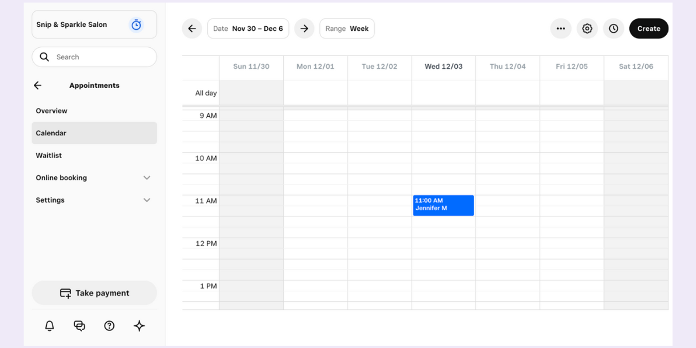 square appoitments hair salon appointment software