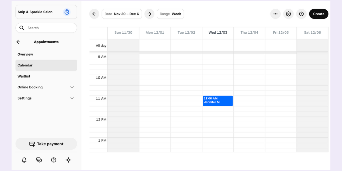 square appoitments hair salon appointment software
