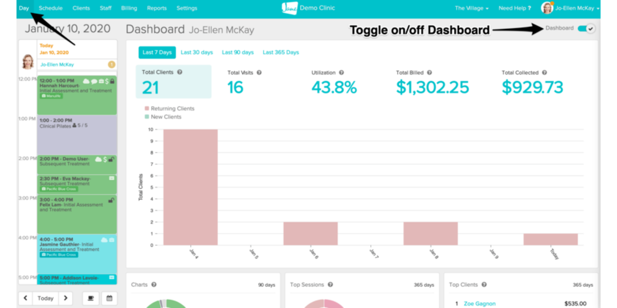 jane app clinic scheduling software