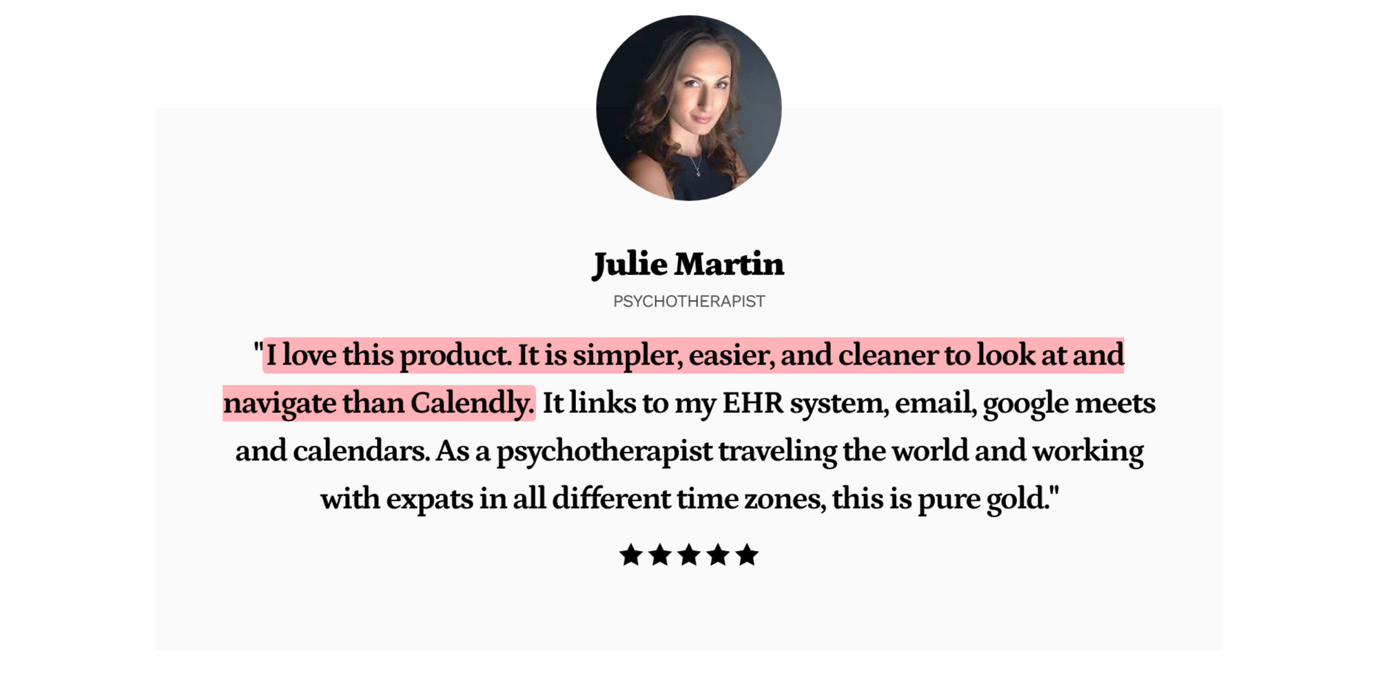 review of psychoterapist who uses best free online calendar