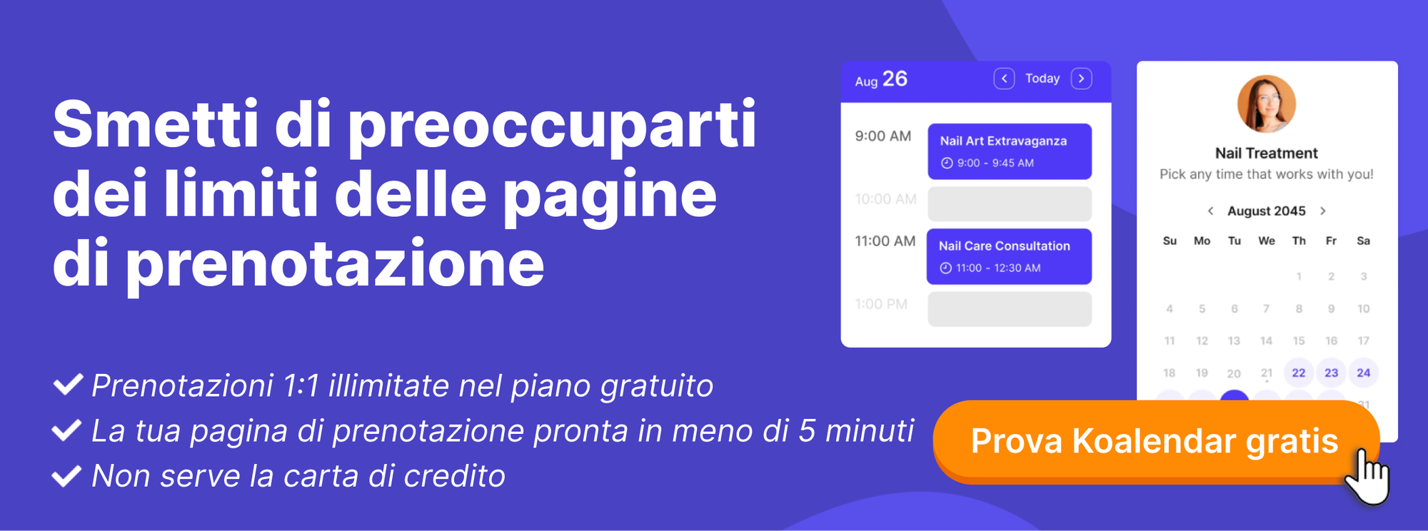smetti di preoccuparti dei limiti di prenotazione