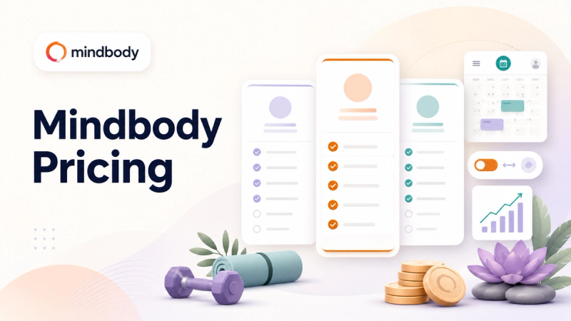 graphic of mindbody pricing with plans compared