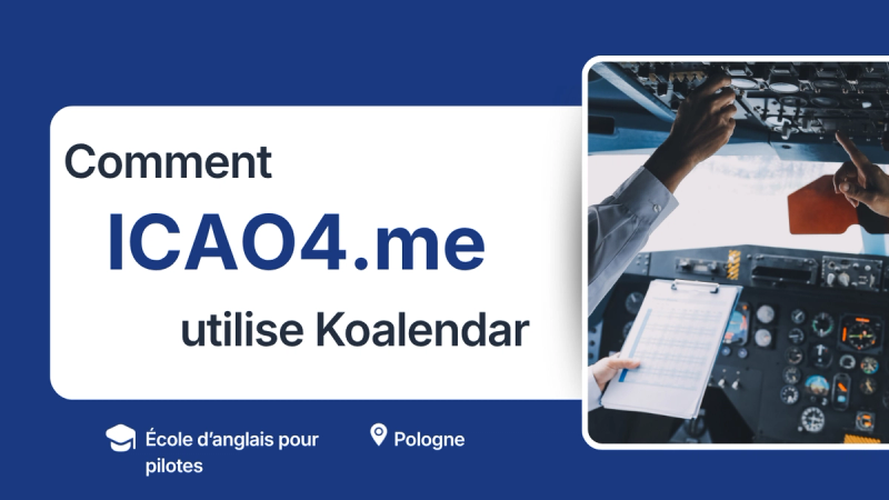 Koalendar pour une planification fluide des entraînements des pilotes